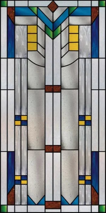 Frosted Stained Glass Window Film, Customized Privacy, Static Cling,Church Style, Door Sticker, Office, Bathroom Home Decor