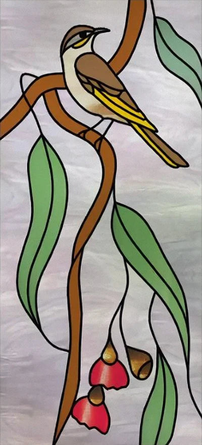 Frosted Stained Glass Window Film, Customized Art Decor Design, Flower Tree, Cat,Static Cling Sticker,Home Decor, Treatment