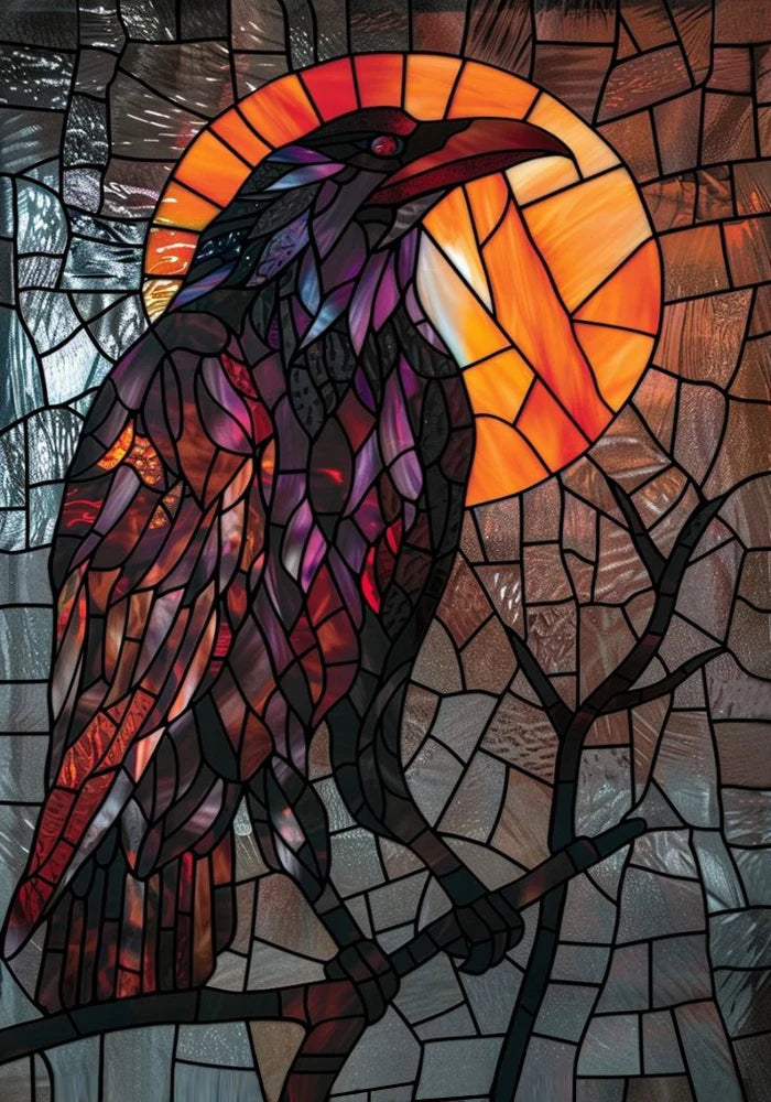 Customized Stained Glass Film Window Films,Static Cling Frosted Privacy Bird Eagle,Bathroom Kitchen Door Sticker