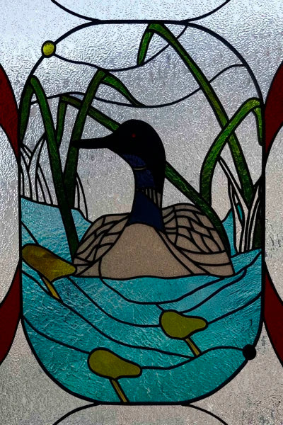 3D Matte Window Film,Stained Glass Decorative Uv Window Sticker,Privacy Frosted Static Cling,Custom size for Glass,Birds,Peacock