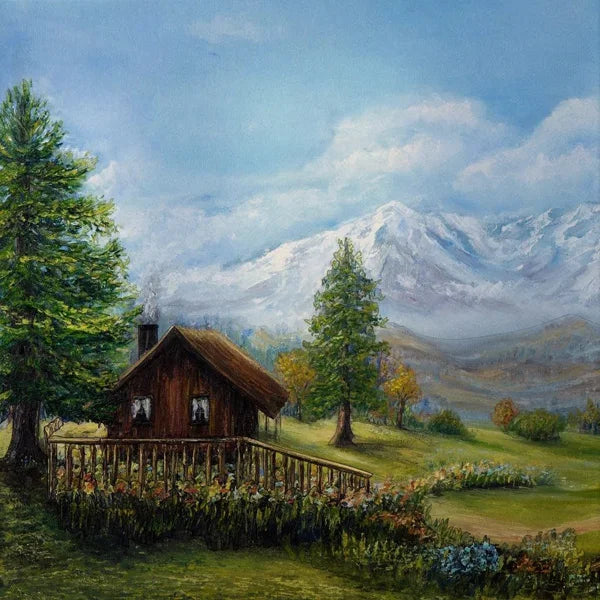 Stained Glass Window Film Frosted Glass Sticker Forest Opaque,Customized Print Mountain For Bathroom Door Office Home Decor