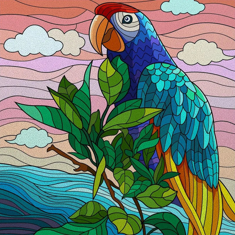 Window Film Frosted Stained Glass Films Static Cling Privacy Door Sticker Kitchen Office Home Decor Birds Peacock Customized