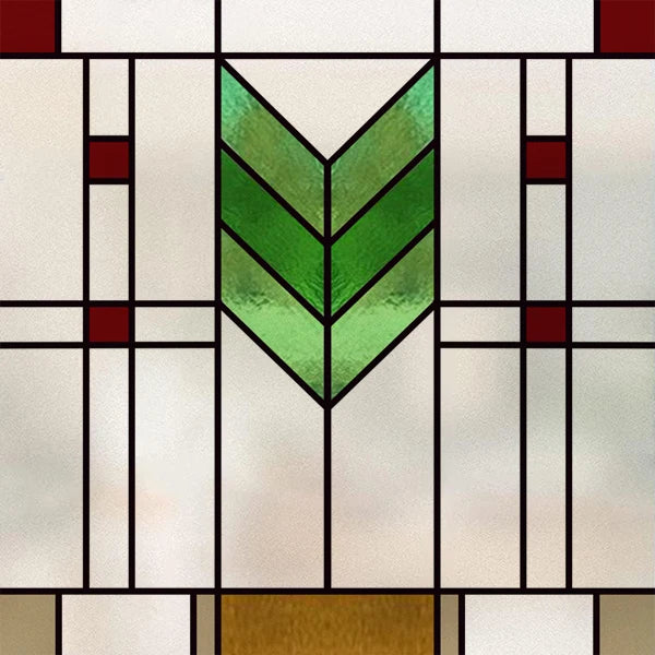 Window Film Frosted Stained Glass Films,Customized Art Design Prairie Static Cling Sticker,Home Decor Foil Window Treatment