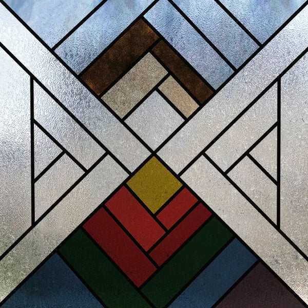 Window Film Frosted Stained Glass Films,Customized Art Design Mosaic Static Cling Sticker,Home Decor Foil Window Treatment