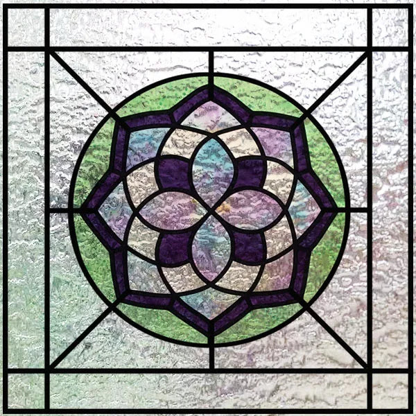 Custom size 3D Matte Window Film Stained Glass Decorative Uv Window Sticker Privacy Frosted Static Cling Window Decal for Glass