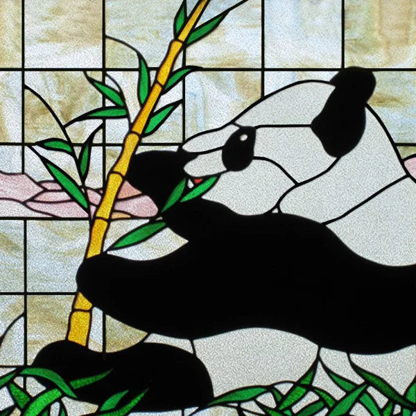 Window Film Stained Glass Films Static Cling Stickers for Bathroom Kitchen Office Home Decor,Tree,Animal,Custom fit to any Size