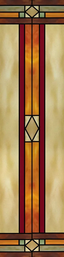 Custom Size Stained Glass Window Film, Frosted Privacy, Static Cling, Retro Matte,Door Sticker, Bathroom, Office, Home Decor