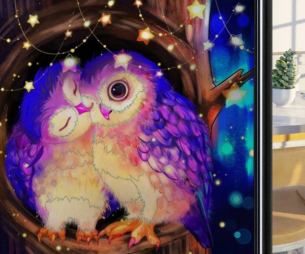 Window Film Frosted Stained Glass Films,Static Cling,Privacy Films,Bird Cock,Door Sticker Kitchen Bathroom Home Decor Customized