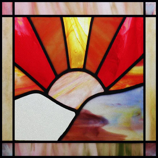 Frosted Stained Glass Window Film, Leaf Tree Static Cling Sticker,Home Decor Foil Treatment, Customized Art Design