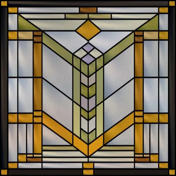 Custom size Window Film Stained Glass Films Square Window Sticker Retro Privacy Frosted Static Cling Home Decor  for Glass Door