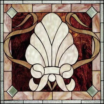 Stained Glass Window Film Frosted Glass Sticker,Custom made to fit any Window Size or Shape,Kitchen Bathroom Door Home Decor