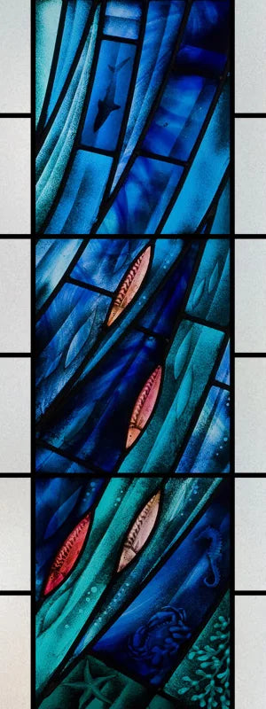 Stained Glass Window Film, Retro Stickers, Static Cling, Kitchen, Bathroom, Bedroom, Sliding Door, Home Decor, Custom Size