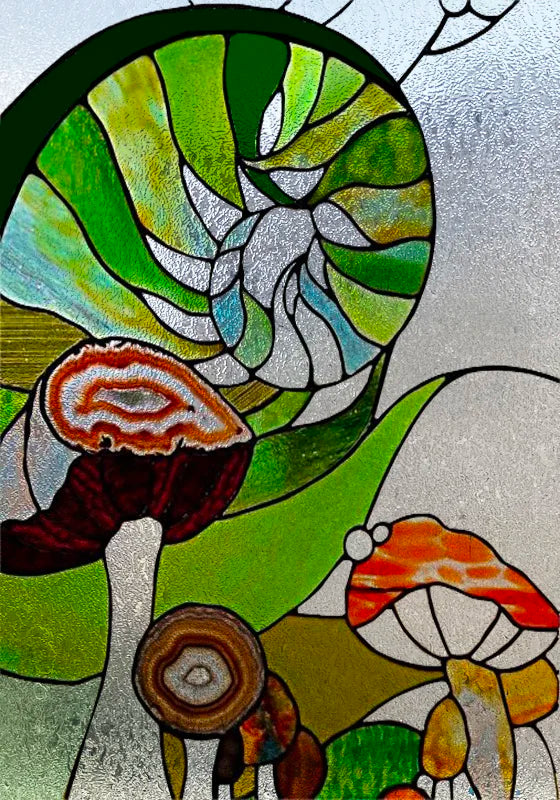 Stained Glass Wndow Film Frosted Glass Sticker Forest Custom Size Castle Cartoon For Kids Room Door Poster Home Decor