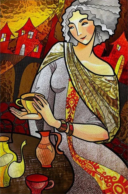 Custom Size Glass Window Film Static Cling Frosted Stained Glass Films For Wardrobe Bathroom Kitchen Door Sticker Castle Woman