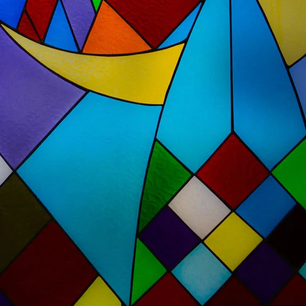 Custom Size Matte Window Film, Stained Glass, Decorative UV Window Sticker, Privacy Frosted Static Cling, Decal for Glass