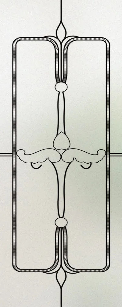 Custom Size Stained Glass Window Film,Frosted Privacy, Static Cling, Door Sticker,Kitchen, Bathroom, Home Decor