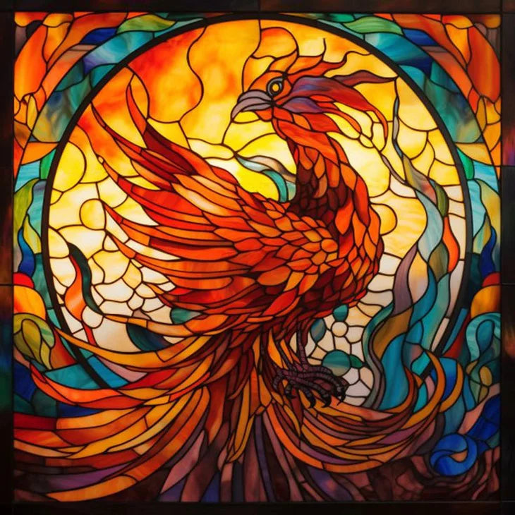 Custom size Window Film Stained Glass Films Frosted Privacy Static Cling Retro Bird Peacock Sticker Bathroom Skylight Decor