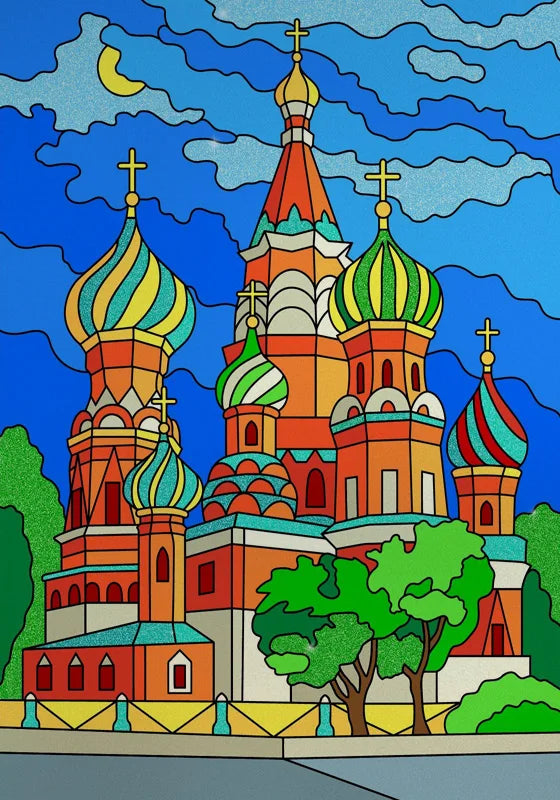 Stained Glass Wndow Film Frosted Glass Sticker Forest Custom Size Castle Cartoon For Kids Room Door Poster Home Decor