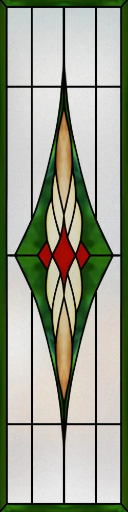 Custom Size Stained Glass Window Film, Frosted Privacy, Static Cling, Retro Matte,Door Sticker, Bathroom, Office, Home Decor