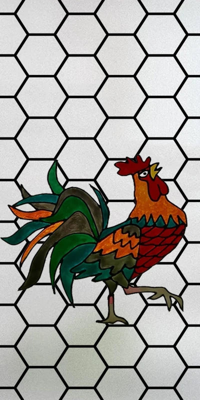 Custom size electrostatic frosted stained glass window film church home foil door stickers PVC waterproof window films