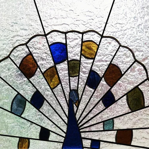 Custom Size 3D Matte Window Film, Stained Glass Decor, Window Sticker, Privacy Frosted Static Cling,Hom Decal, Animal Cat, Bird