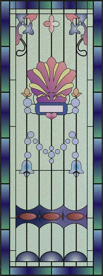 Custom Stained Glass Window Films,Frosted sticker,Privacy Static Cling Church Style For Bathroom Sliding door Home Office