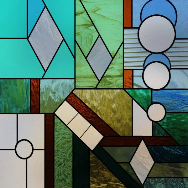 Custom Size Matte Window Film, Stained Glass, Decorative UV Window Sticker, Privacy Frosted Static Cling, Decal for Glass