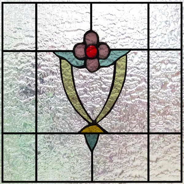 Custom size 3D Matte Window Film Stained Glass Decorative Uv Window Sticker Privacy Frosted Static Cling for Glass Garden Flower