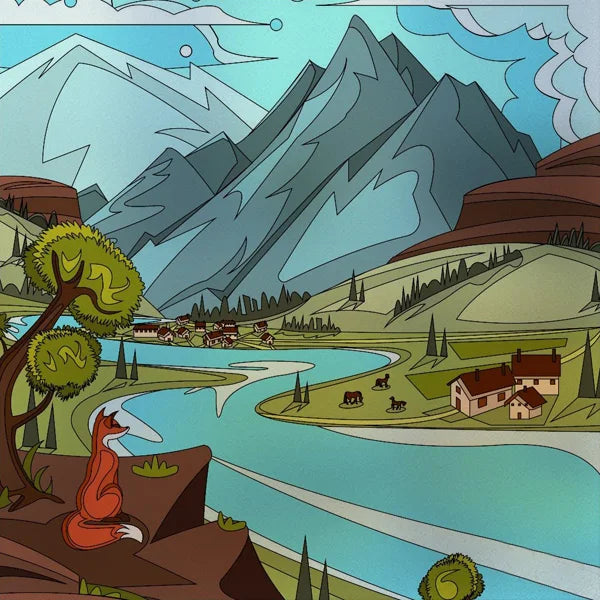 Stained Glass Window Film Frosted Glass Sticker Forest Opaque,Customized Print Mountain For Bathroom Door Office Home Decor