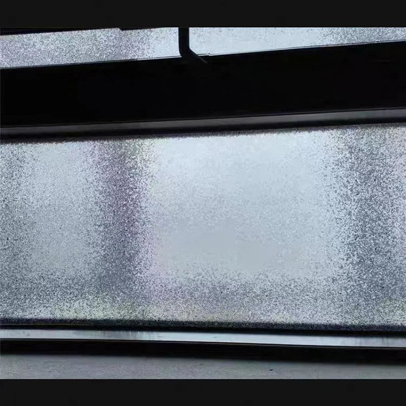 3D Static Cling Glass Films, Retro Decorative Sticker, Privacy etched Glass Window Vinyl, No-Glue,Glass Film for Bathroom Door