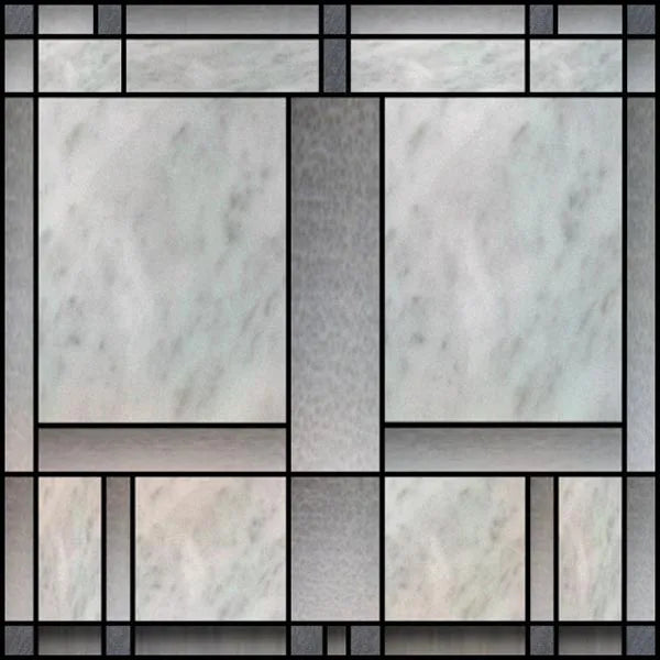 Custom size Window Film Stained Glass Films Square Window Sticker Retro Privacy Frosted Static Cling Home Decor  for Glass Door