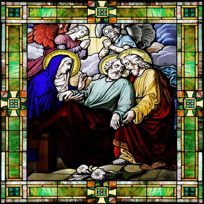 Window Film Frosted Stained Glass Films Customized Chris/Jesus/Mary Pictures,Church, Chapel Prayer Room Home Decor