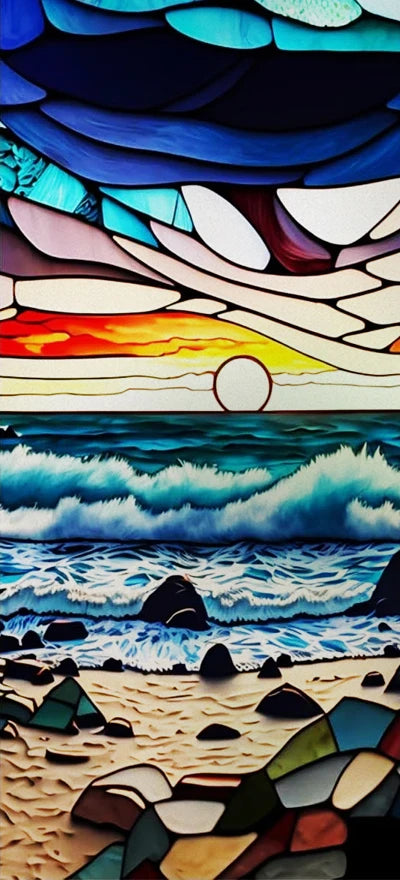 Frosted Stained Glass Window Film, Customized Art Decor Design, Flower Tree, Cat,Static Cling Sticker,Home Decor, Treatment