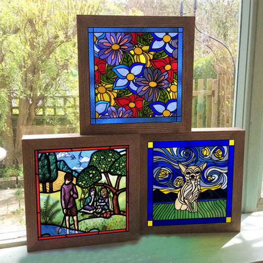 Custom size Glass Films,Privacy Windows Film No Glue Static Cling Stickers,Custom made to fit any Window Size or Shape