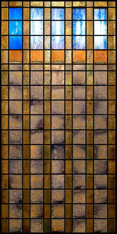 Custom Size Window Film, Stained Glass Stickers, Static Cling, Frosted Privacy, Classic Style, for Window Door, Home Decor