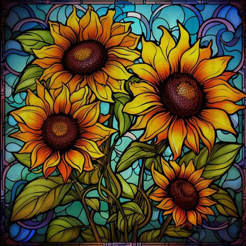 Custom size Window Film Stained Glass Films Frosted Privacy Static Cling Retro Flower Sticker Bathroom Skylight Decor