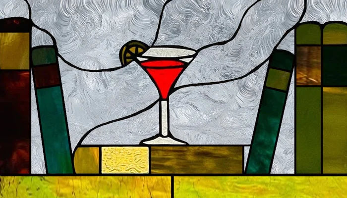 Custom Size 3D Matte Window Film, Stained Glass Decor, UV Window Sticker, Privacy Frosted Static Cling, Book Pattern for Glass