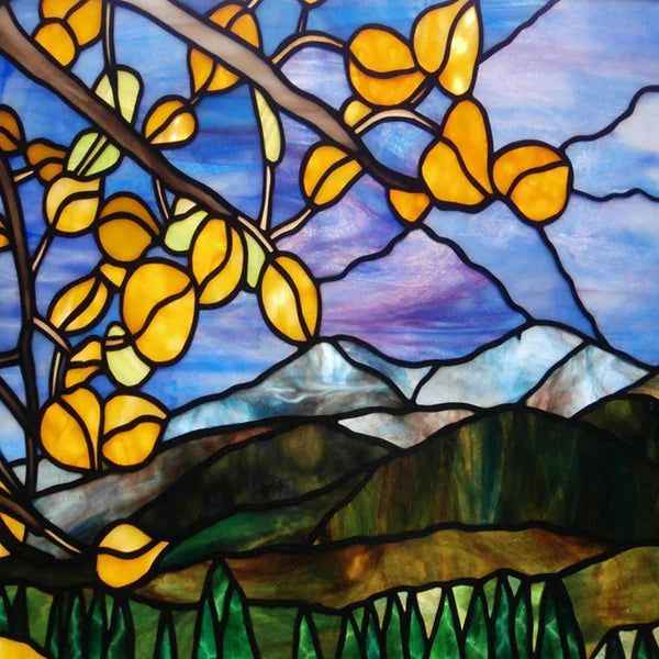 Window Film Stained Glass Films Static Cling Stickers for Bathroom Kitchen Office Home Decor,Tree,Animal,Custom fit to any Size