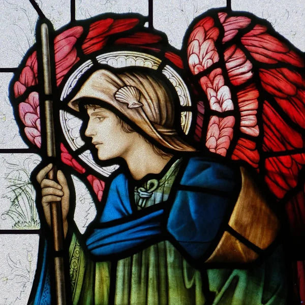 Stained Glass Window Film, Custom Size, Static Cling,Women Jesus Christ Angels Virgin Mary Picture ,Home Decor, Window Treatment