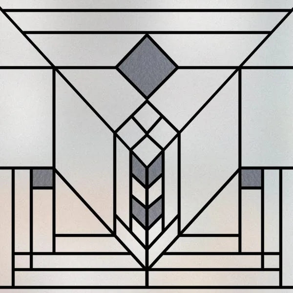 Custom size Window Film Stained Glass Films Square Window Sticker Retro Privacy Frosted Static Cling Home Decor  for Glass Door