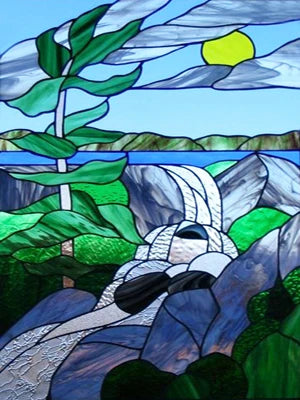 Window Film Frosted Stained Glass Films,Customized Privacy Static Cling,Retro Colorful Stickers For Shower Bathroom Skylight