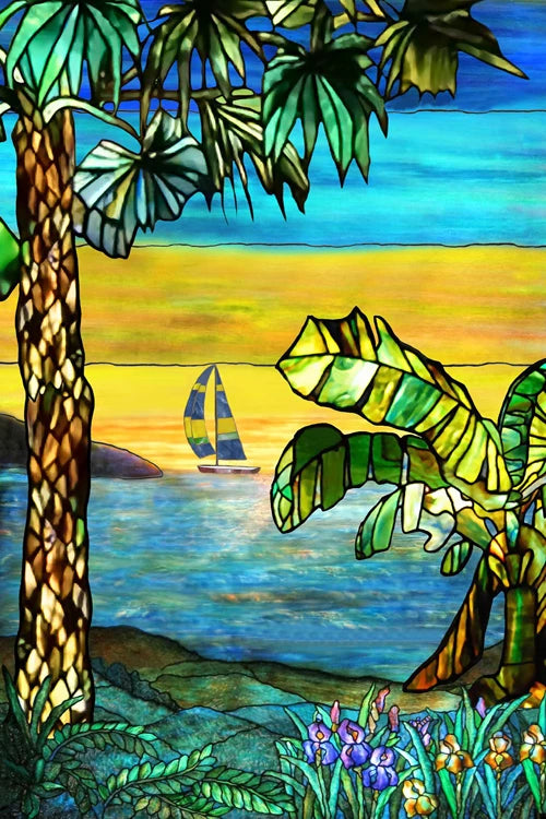 Custom Size Stained Glass Window Film Door Stickers Frosted Privacy Protection Reusable Removable Home-Decor Window Covering