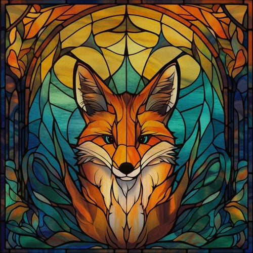 Custom size Window Film Stained Glass Films Frosted Privacy Static Cling Retro Dog Tiger Cat Sticker Bathroom Skylight Decor