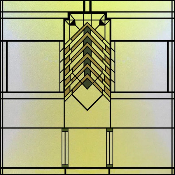 Custom Size Window Film, Stained Glass, Decorative Window Sticker, Privacy Frosted Static Cling, Decal for Glass Door, Office