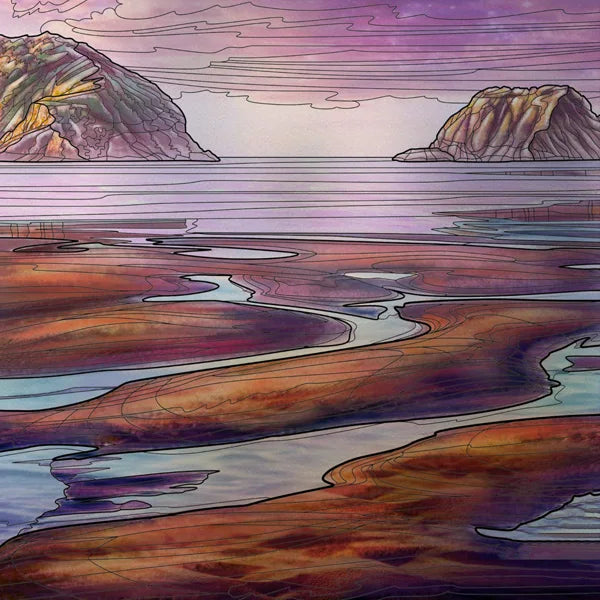 Stained Glass Window Film Frosted Glass Sticker Forest Opaque,Customized Print Mountain For Bathroom Door Office Home Decor