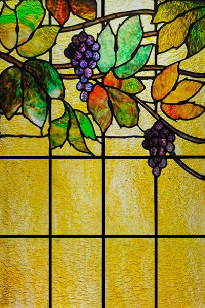 Stained Glass Window Films,Static Cling, Customized Retro Vintage Sticker,Frosted,Privacy, Easy to install