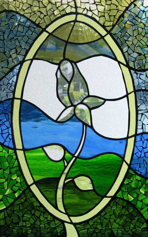 Frosted Stained Glass Film, Custom Size, Privacy, Static Cling,Door Sticker, Bathroom  Kitchen  Home Decor,Rose,Flower, Fruit