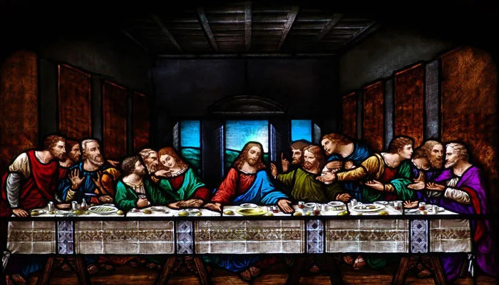 Custom Size Window Film Glass Films, Church Jesus Sticker, The Last Supper Poster, Chapel Lift Window, Sliding Door, Home Decor