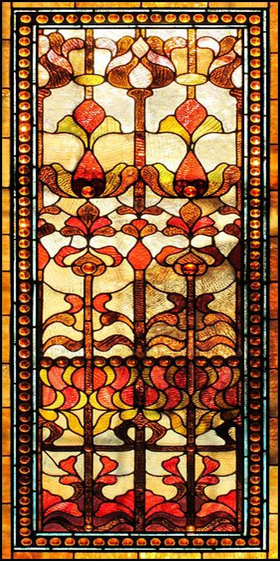 Custom Size Window Film, Stained Glass Stickers, Static Cling, Frosted Privacy, Classic Style, for Window Door, Home Decor