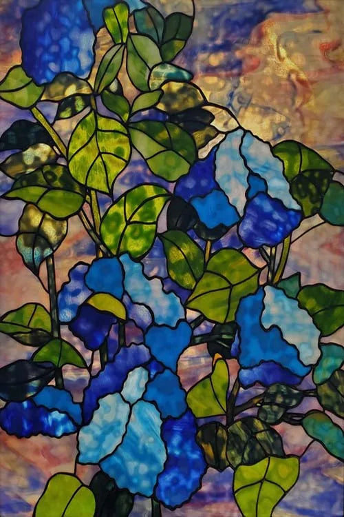 Stained Glass Film Window Sticker Static Cling  Remove Flower Rose Home Decoration for Windows,Custom designs welcom